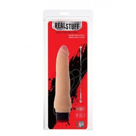 Телесный вибратор-реалистик REALSTUFF 7.5INCH VIBRATOR - 19 см.